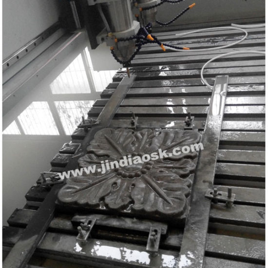 Máquina de enrutador CNC de piedra de una sola cabeza de alta resistencia Bd1325A de China