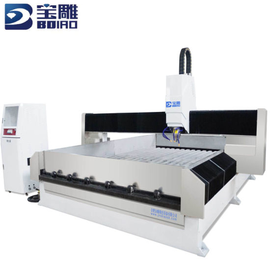 China Bd1325A sola máquina de enrutador CNC de piedra de cabeza